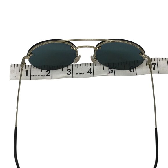 Prada Womens Aviator Sunglasses Lt Gold Metal Frame & Rose Lens SPS 51R ZVN-5L2 - Picture 4 of 16